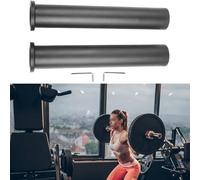 Oniissy Adaptateur pour haltères de 25 mm à 50 mm, manchon de plaque de poids en polypropylène pour convertir des plaques de taille standard en plaques, résistant à la pression avec fixation, (30 cm)