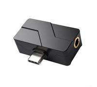 Oniissy Adaptateur USB C vers 3,5 mm et 4,4 mm, décodeur audio HiFi sans perte pour téléphones de type C, convertisseur de musique portable pour voyage et bureau