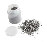 Oniissy Aiguilles de polissage magnétiques - 1 kg 0,7 mm en acier inoxydable 304 broches pour des résultats de polissage exceptionnels, un ébavurage rapide et une longue durée de vie (0,8 × 7 mm)