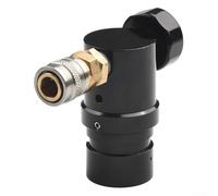 Oniissy Airsoft Paintball pour régulateur HPA MR GEN2 avec coupleur Foster et tuyau à distance, sortie réglable 40-150 psi, compatible avec ou SLP réservoirs pour précision (régulateur 1# uniquement)