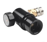 Oniissy Airsoft Paintball pour régulateur HPA MR GEN2 avec coupleur Foster et tuyau à distance, sortie réglable 40-150 psi, compatible avec ou SLP réservoirs pour précision (régulateur 2# avec tuyau