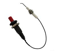 Oniissy Allumeur piézoélectrique de 30 cm, bouton poussoir pour cheminée, réchaud à gaz, étincelle piézoélectrique pour kit d'allumage, barbecue (1 pièce)