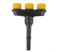 Oniissy Arroseur de jardin, réglable et rotatif - Système d'arrosage par pulvérisation - Pour arroser les plantes de pelouse, fleurs, légumes, herbes (3 trous)