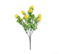 Oniissy Artiflr - Lot de 6 décorations de table en forme de citron, bouquet de fruits artificiels, arrangement décoratif pour centre de table de salon