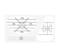 Oniissy Autocollants d'entraînement pour club avec analyse de points de sucré et affichage de perte de distance pour améliorer le swing, marqueurs bleus pour système