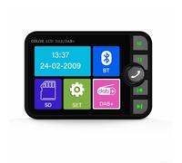 Oniissy Autoradio numérique, récepteur numérique pour voitures écran LCD de 2,4 pouces, récepteur de signal numérique de voiture, adaptateur radio FM/DAB, lecteur MP3 récepteur de musique