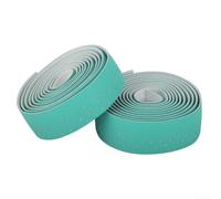 Oniissy Bande de guidon élastique en silicone PU avec rembourrage en EVA pour vélo de route - Poignée antidérapante absorbant les chocs pour vélo en plusieurs couleurs (vert)