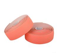 Oniissy Bande de guidon élastique en silicone PU avec rembourrage en EVA pour vélo de route - Poignée antidérapante absorbant les chocs en plusieurs couleurs (orange)