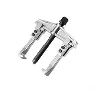 Oniissy Barre d'extraction à double jambe pour poulie de roue d'inertie enlèvement de roulement de roue d'inertie robuste en acier au chrome vanadium traité thermiquement argent pour mécanicien