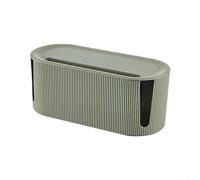 Oniissy Boîte de rangement pour fils ménagers avec design de ventilation pour la gestion des câbles et les multiprises, pour organiseur durable en matériau ABS pour la maison, le bureau et le salon