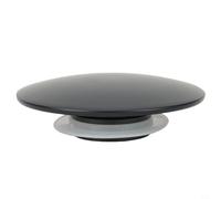 Oniissy Bonde de lavabo en laiton noir mat facile à monter avec bouton-poussoir 66 mm (1 pièce)