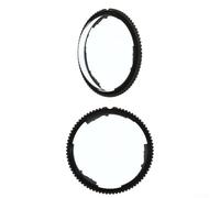 Oniissy Bouchon de protection d'objectif pour INSTA360 X4 Air en verre trempé résistant aux rayures et aux chocs Noir 3 x 3 x 1 cm Installation facile Comprend 2 pièces