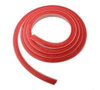 Oniissy Bouchon d'eau de douche pour douche sans courbure en silicone flexible étanche 100-300 cm de longueur, 30 mm de hauteur, transparent/gris (transparent, 2 m)