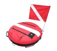 Oniissy Bouée d'entraînement de plongée sous-marine - Marqueur de flotteur de sécurité avec revêtement en nylon gonflable, drapeau de plongée haute visibilité pour l'entraînement en eau libre et