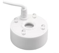 Oniissy Brumisateur, DC 5 V pour fontaine à eau et étang - Couleur LED - Pour Halloween, jardin, rocaille, cour extérieure (blanc)