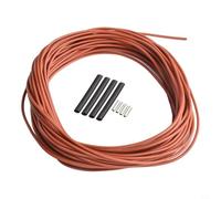 Oniissy Câble de chauffage au sol 12 K 33 Ohm/m en fibre de carbone, câble chauffant infrarouge portable, accessoire de thermostat pour sols chauds (20 m)
