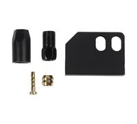 Oniissy Câble de frein hydraulique en T 1 à 2 adaptateurs de valve de distribution pour tricycle véhicule électrique - Alliage d'aluminium noir (avant)