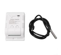Oniissy Capteur de température connecté WiFi, contrôleur de température WiFi compatible avec sonde en acier inoxydable pour Tuya WiFi, module de température sans fil, contrôle à distance 433 par