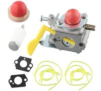 Oniissy Carburateur avec kit de joint pour GT2124C pour Partner B250 Colibri, kit de remplacement de carburateur, kit de joints d'amorçage de carburateur en aluminium