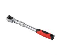 Oniissy Clé à cliquet à tête 72 dents, clé extensible en chrome vanadium avec libération rapide, tête rotative et poignée télescopique, entraînement 1/4 3/8 1/2", main (9,5 mm)
