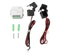 Oniissy Compteur d'énergie Wi-Fi bidirectionnel à 2 voies pour compteur d'énergie bidirectionnel 1/2 canal avec pince App Moniteur, moniteur d'énergie WiFi bidirectionnel, compteur d'énergie efficace