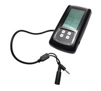 Oniissy Compteur électronique pour vélo d'appartement, compteur de calories, podomètre, compteur de vitesse, mémoire automatique, température mesurable, chronomètre