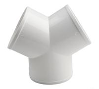 Oniissy Connecteur de tuyau d'aération pour extracteur d'air, 100 mm en forme de T/Y pour tuyau de ventilation, compatible avec tuyau flexible, scellé étanche (forme en Y 100 mm)