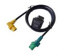 Oniissy Console centrale USB avec câble pour adaptateur audio de voiture compatible avec Golf MK6, MK5, et modèles 2005 à 2013, numéro de pièce 5KD035724