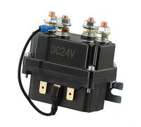 Oniissy Contacteur de treuil 24 V 250 A pour relais interrupteur électromagnétique avec boîtier étanche et télécommande sans fil, solénoïde robuste pour SUV, UTV, ATV treuil de 4 082,3 kg