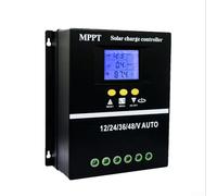 Oniissy Contrôleur de charge solaire MPPT 100 A avec écran LCD, détection automatique, double ports USB, 7 modes, dissipateur thermique en alliage d'aluminium épais pour batterie de panneau solaire