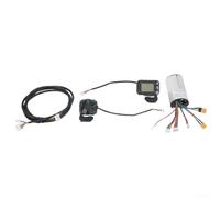 Oniissy Contrôleur de scooter électrique en fibre de carbone de 14 cm avec écran LCD et frein électronique EABS pour systèmes 24 V/36 V compatible avec les moteurs CC sans balais 350 W (36 V)