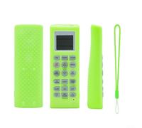 Oniissy Coque de télécommande pour climatiseur, coque antidérapante avec découpes précises, manchon de protection épais pour les chutes et les chocs, boutons d'accès faciles, prise en main douce (vert