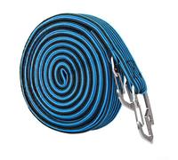 Oniissy Corde élastique robuste de 4 m avec crochets métalliques pour acier au carbone, latex soie et nylon pour coffre de véhicule électrique (bleu, 4 m)