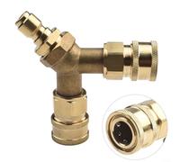 Oniissy Coupleur rapide en laiton de 3/8" pour nettoyeurs haute pression de 4 GPM - Accessoire de collecteur haute pression avec pression de fonctionnement de 4000 PSI