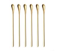 Oniissy Cuillère en acier inoxydable de 19,3 cm pour fondre la cire, mélanger la résine, la fabrication de bougies et de savon, tige d'agitation en acier inoxydable 304 de qualité supérieure avec