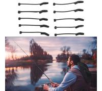 Oniissy D-Rig Kickers Lot de 50 accessoires de pêche à la carpe anti-manchons pour Ronnie Rigs, aligneurs de crochets en caoutchouc de tailles 26 mm/32 mm/36 mm pour une installation efficace du