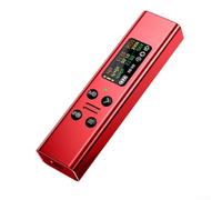 Oniissy Détecteur de rayonnement nucléaire avec écran TFT pour bêta gamma X pour détection de rayons et dosimètre personnel avec alarme sonore et vibration (rouge)