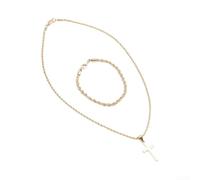 Oniissy Ensemble collier bracelet bague punk gothique flèche pour punk | SUS316L - En acier inoxydable - Revêtement noir - Hypoallergénique - Pour tous les jours
