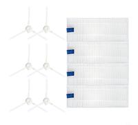 Oniissy Ensemble de brosses latérales et filtres de rechange compatibles avec Explorer 20-Series RG687, RR682 RR687 RR688, ZR720002, 4 filtres + 6 brosses latérales