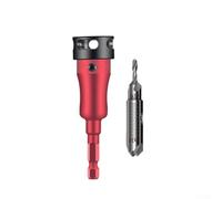 Oniissy Ensemble de forets à profondeur réglable en alliage d'aluminium pour perçage du métal et du bois, pour contrôle de la profondeur, plusieurs tailles, installation à changement rapide, traité