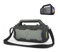 Oniissy Étui de voyage rigide en silicone pour Soundcore Boom 2, avec bandoulière, résistant aux chocs et à la poussière pour l'extérieur, voyage, randonnée