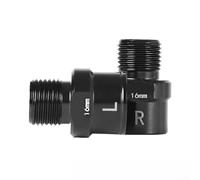 Oniissy Extension de pédale pour extension d'essieu de manivelle, tige allongée de 16 mm, fabriquée en acier chromé, légère et résistante à l'usure pour vélos de montagne et de route (noir)