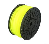 Oniissy Fil de coupe carré en nylon pour débroussailleuse Efco Bu-ko Kaaz Oleomac et autres débroussailleuses Jaune 3 mm x 100 m