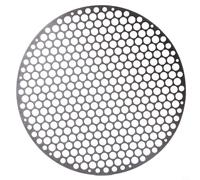 Oniissy Filet de barbecue rond en acier inoxydable pour four à vapeur, grille de pique-nique, 18 cm/20 cm/22 cm/24 cm/26 cm/28 cm/30 cm (24 cm)