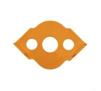 Oniissy Gabarits de défonceuse radius pour travail du bois, ABS pour outil de coupe CNC haute dureté avec options de coins ronds R5-R40, design antidérapant à 3 trous, pour charpentier et (R25-R30)