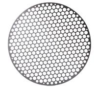 Oniissy Grille de barbecue ronde professionnelle en acier inoxydable - Grille de refroidissement en maille métallique multi-usage pour barbecue extérieur - 24 cm