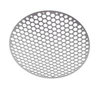 Oniissy Grille de barbecue ronde professionnelle en acier inoxydable - Grille de refroidissement en maille métallique multi-usage pour barbecue extérieur - 22 cm
