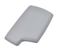 Oniissy Housse d'accoudoir de console centrale pour 3 séries E90 E91 E92 E93 318 320 325 328 2005-2012, LHD, noir/beige/gris, plastique + cuir (gris)