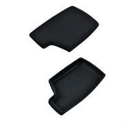 Oniissy Housse d'accoudoir de console centrale pour 3 séries E90 E91 E92 E93 318 320 325 328 2005-2012, LHD, noir/beige/gris, plastique + cuir (noir)