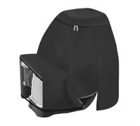 Oniissy Housse de filtre à sable Oxford 600D imperméable avec boucle élastique, protection de filtre à sable de 40,6 à 45,7 cm, coque de protection coupe-vent (noir 210D)